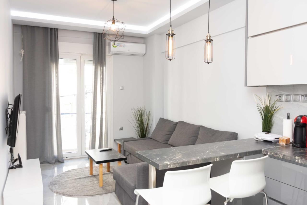 Luxury Apartment In Thessaloniki Centre Luaran gambar